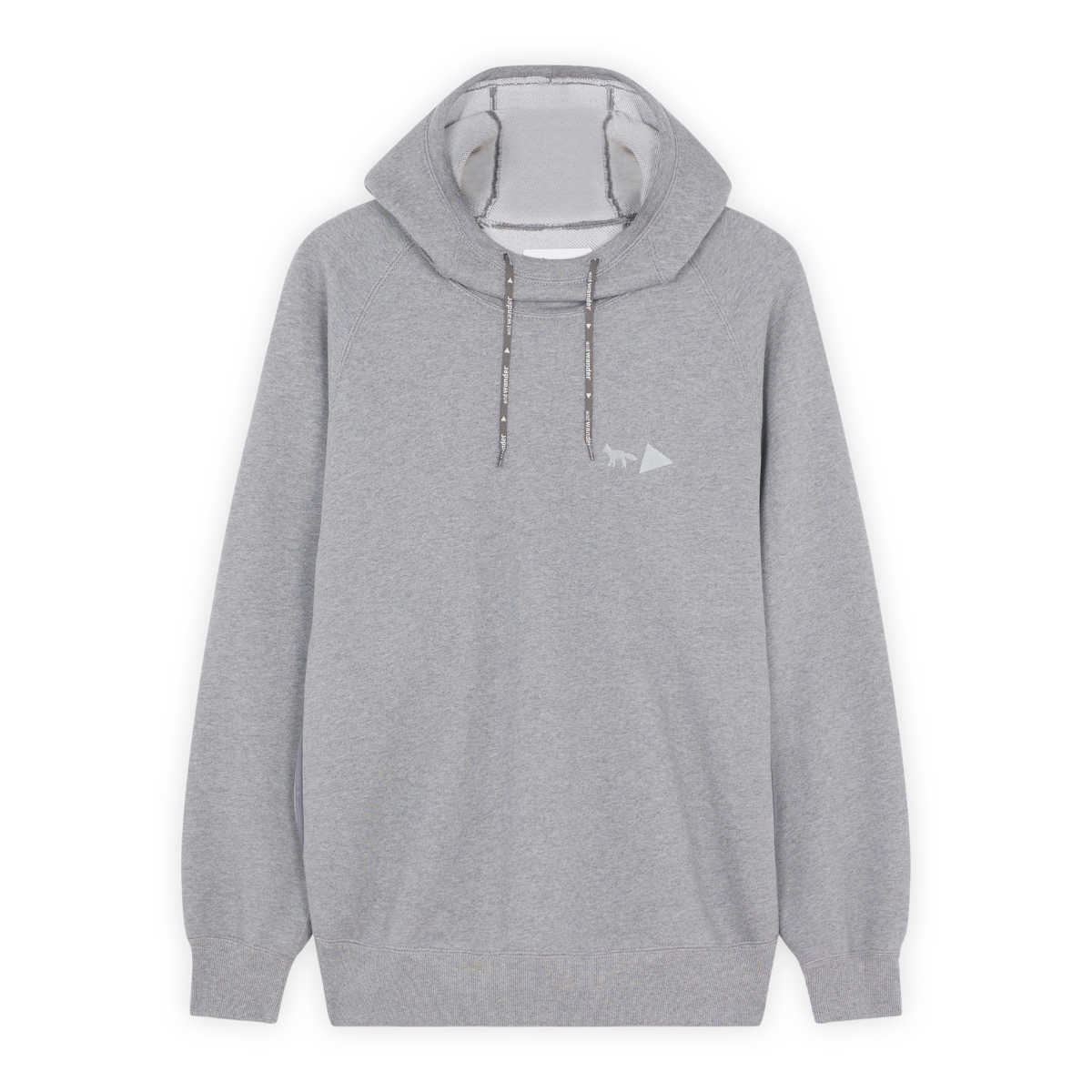 MK x And Wander Dry Cotton Hoodie Ash Grey