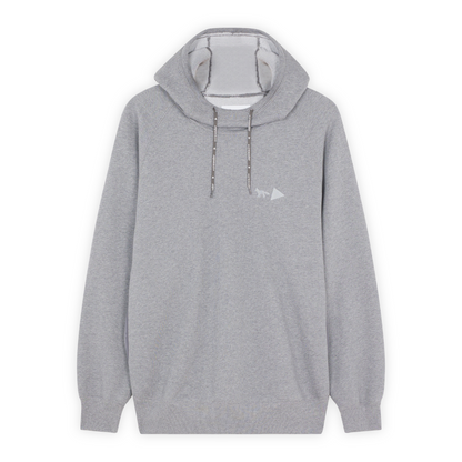 MK x And Wander Dry Cotton Hoodie Ash Grey