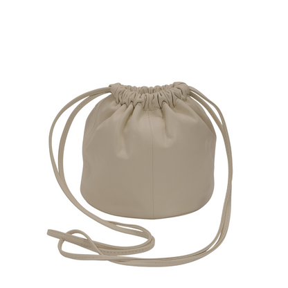 Mini Drum Drawstring Bucket Taupe