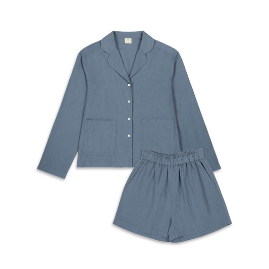 Patch Pocket Pyjama Set Flint Stone