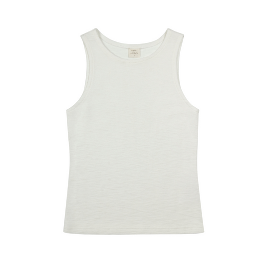 Slub Jersey Tank White