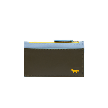 Profile Fox Long Zipped Card Holder (Khaki Grey)