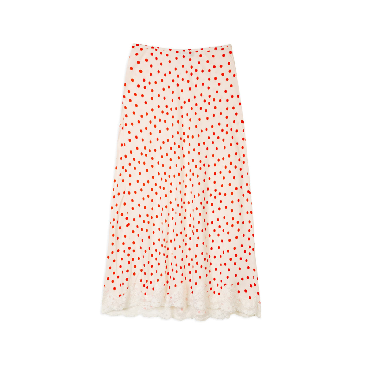 Crystal Skirt Red Flamenco Spot Skirt