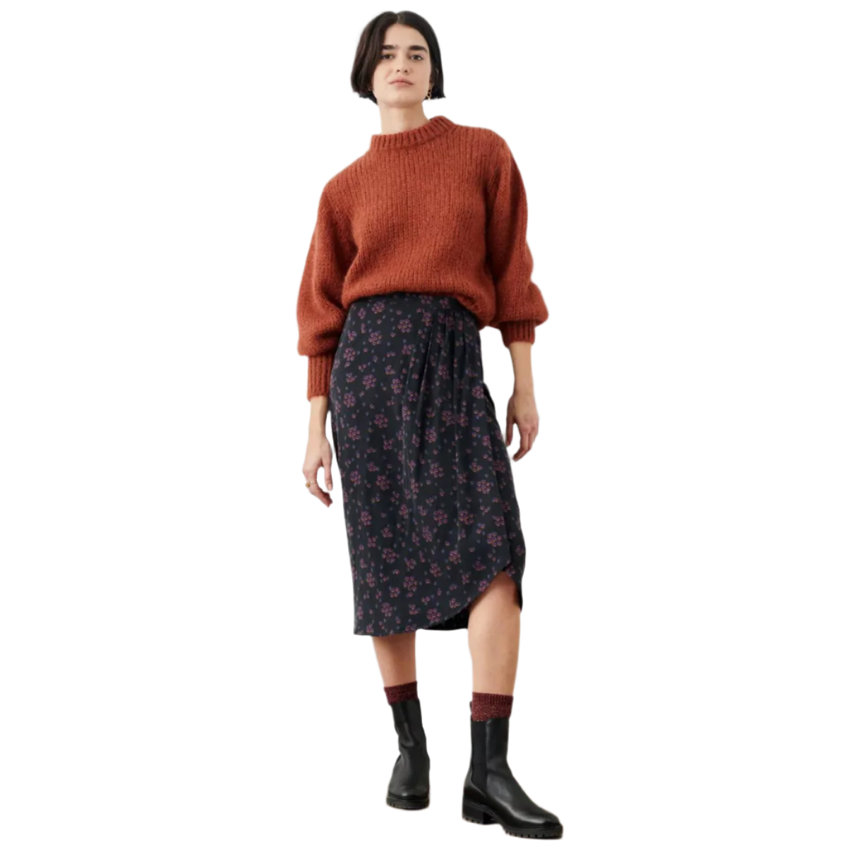 Ady Skirt mi-longue Noche Alda