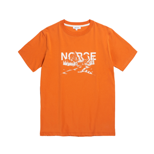 Burnt Orange Niels Mountain T-Shirt