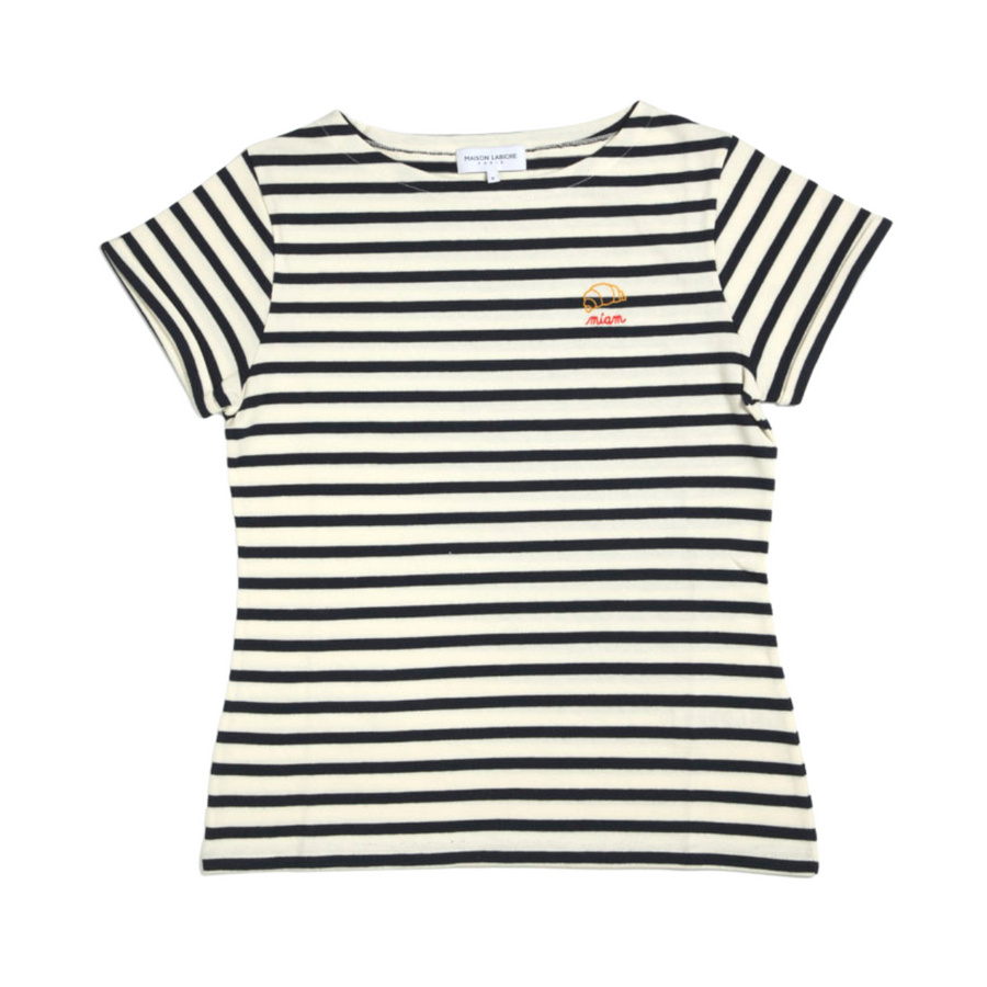 kapok exclusive collaboration Colombier SS Miam Ivory Navy (women)