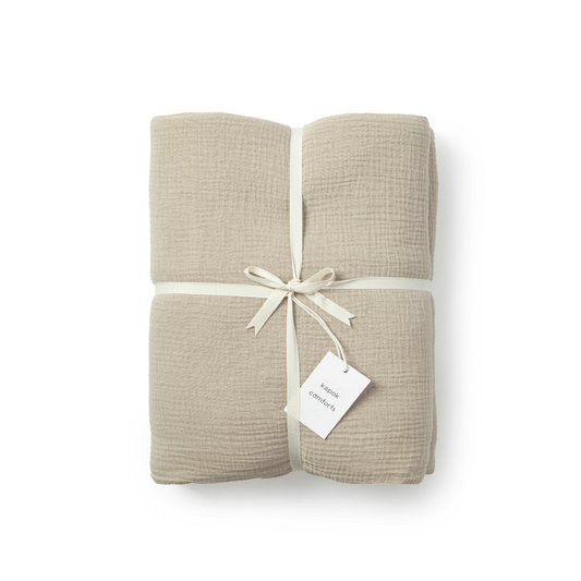 Cloud Busting Duvet Cover - Sand (King Size Bed)