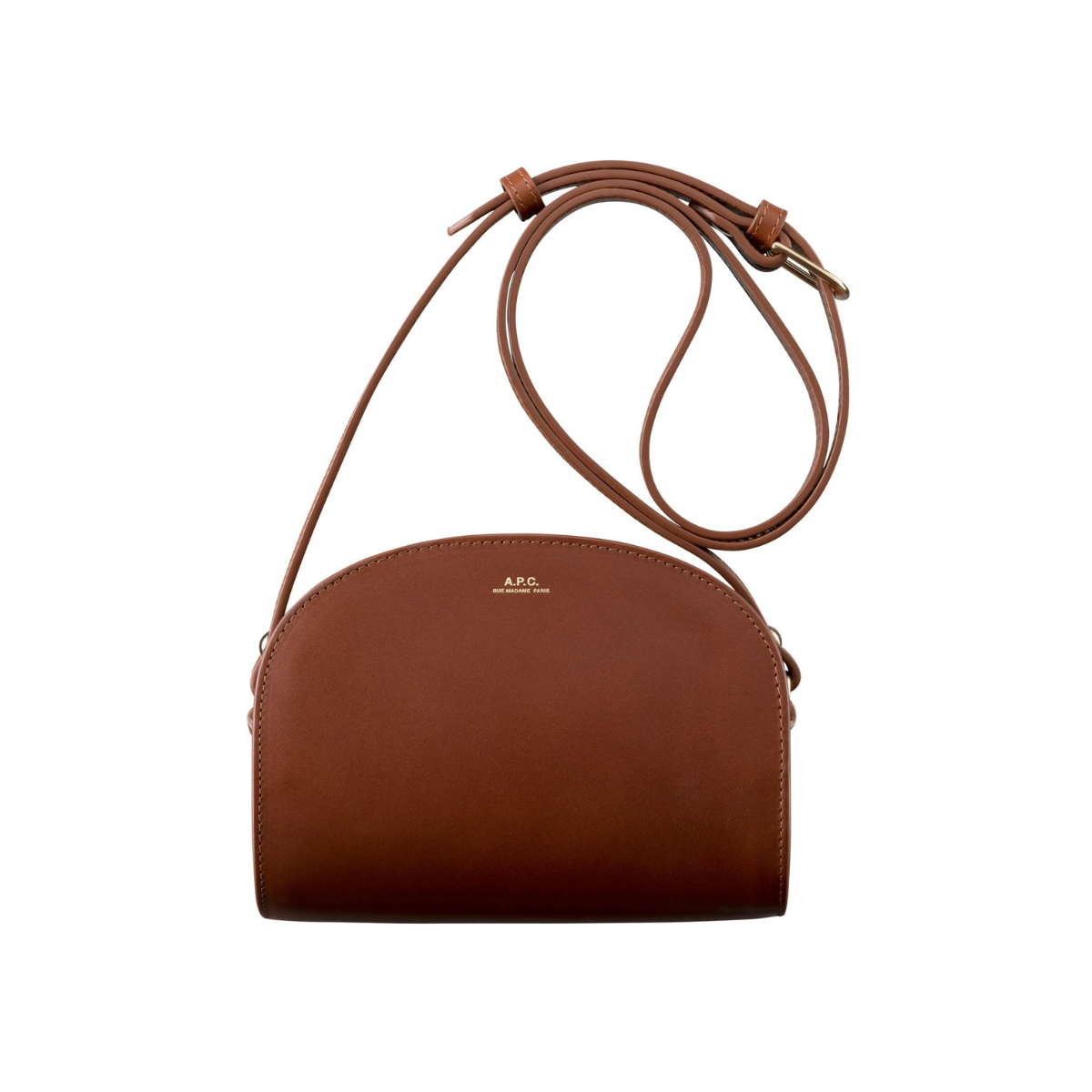 Sac Demi-Lune Mini Noisette