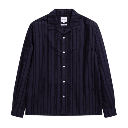 Carsten Stripe LS Dark Navy