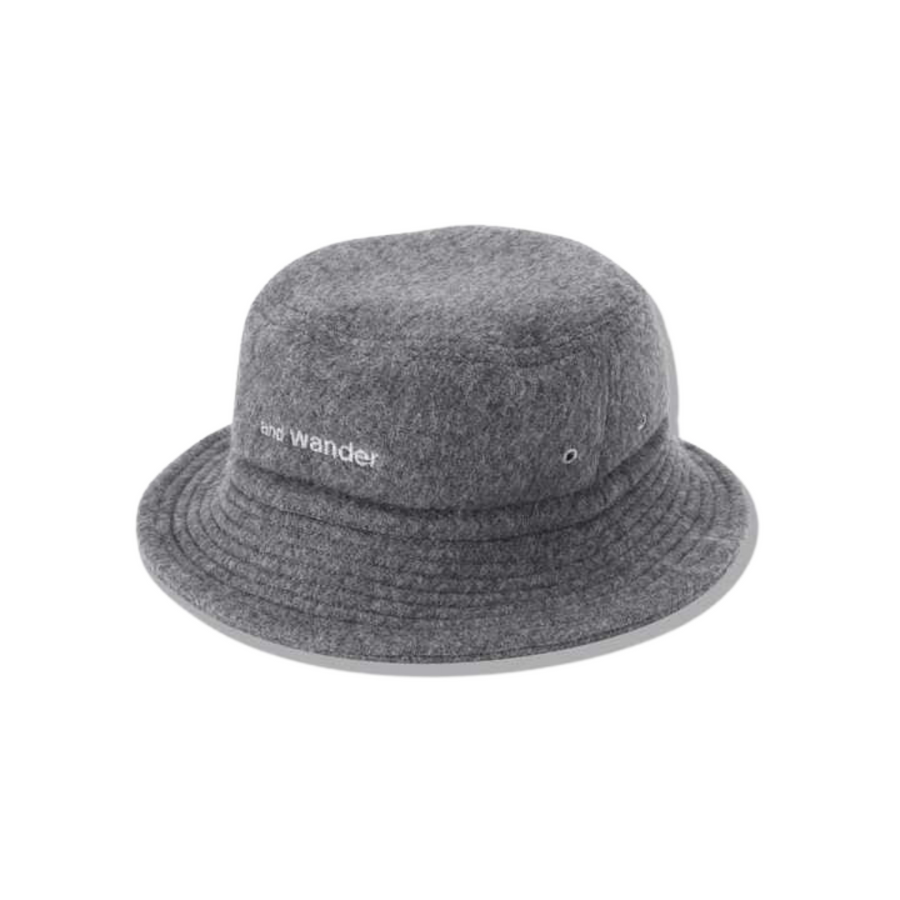 Wool Melton Hat Gray