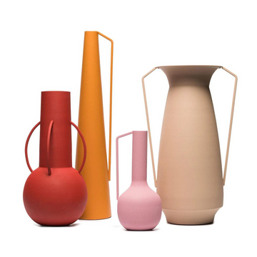 Roman Vases Set 4 Light Pink
