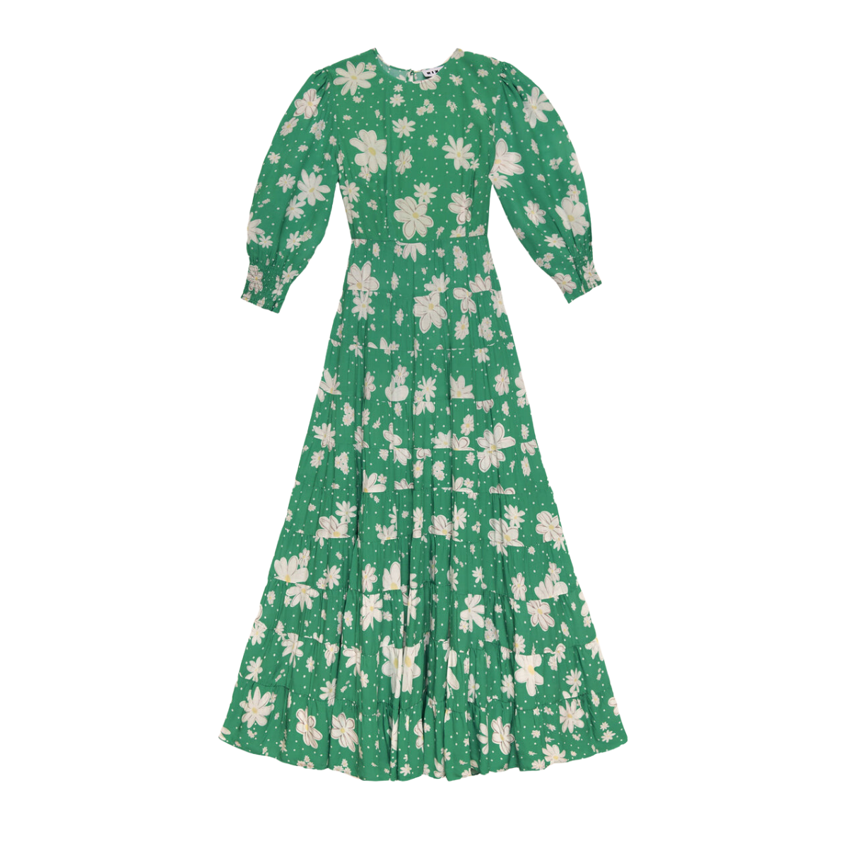 RIXO | dress for women - Kristen Dress Green Daisy Dream | kapok