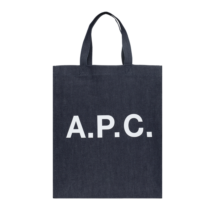 A.P.C | Bags for unisex - Tote Lou Mini Anses | Indigo | kapok