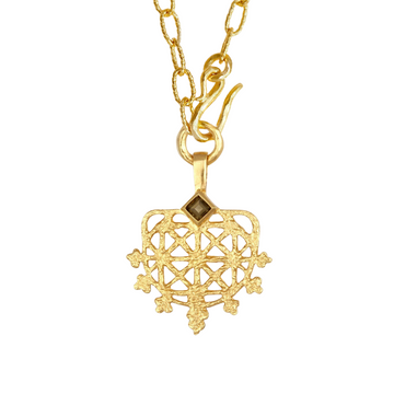 Arinna Lariat Necklace Gold Vermeil