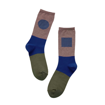 Socks One Pair Man Light Brown OS