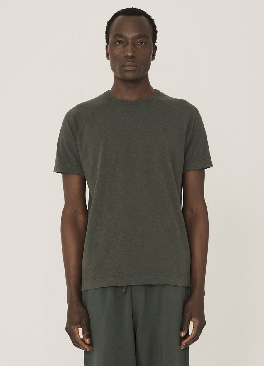 Television Raglan T Shirt Green (Men)