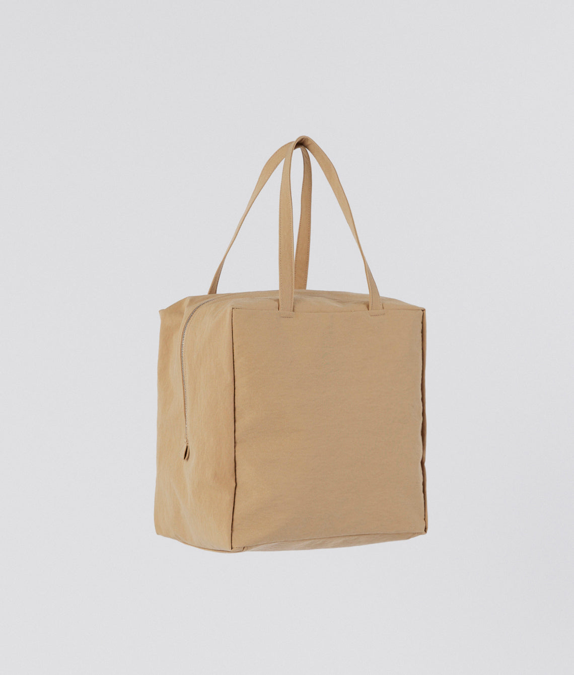 PILLOW TOTE in Khaki Crinkle