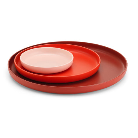 Trays (Set Of Three, Red)