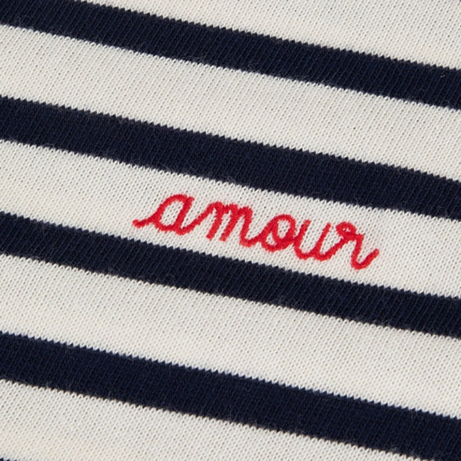 Sailor Shirt Colombier SS Amour Ivory Navy