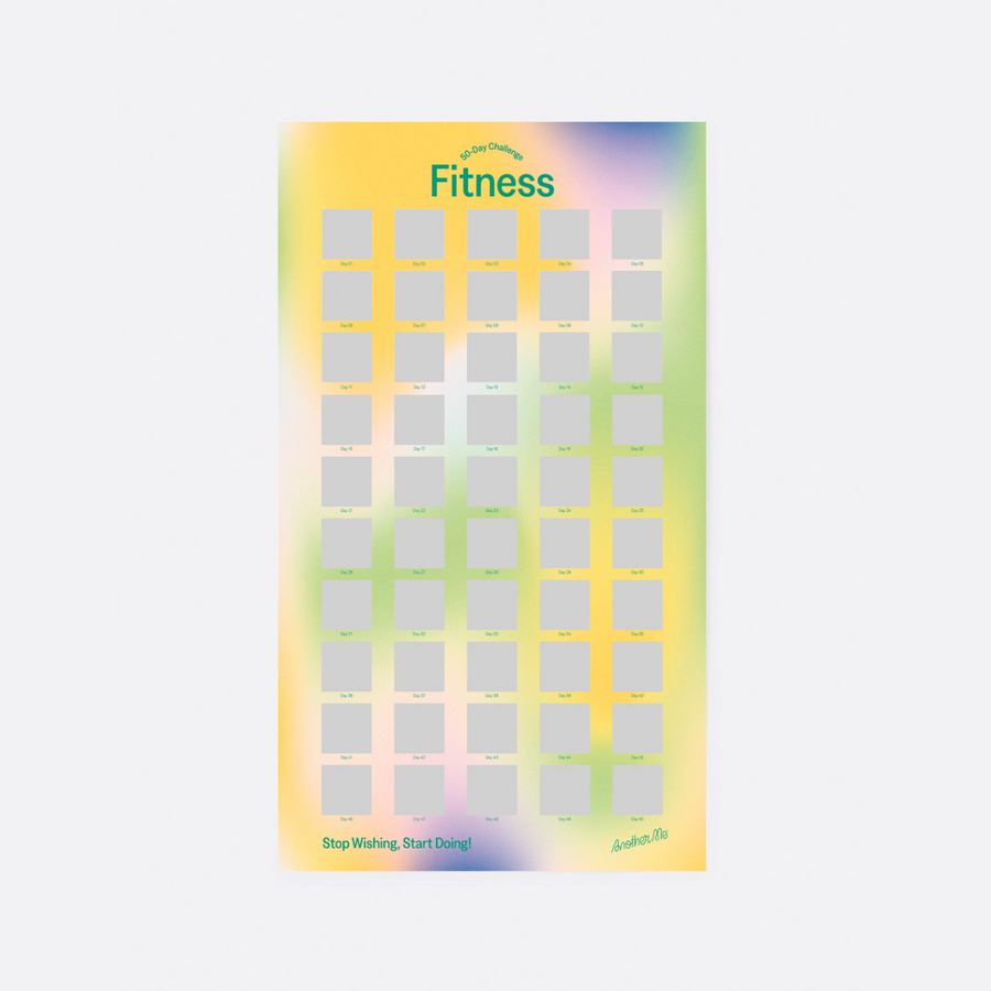 Poster, 50 Day Challenge, Fitness, EN