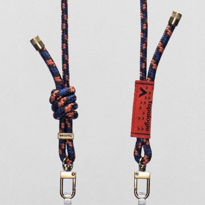 Wares Straps 6.0mm Rope Strap Navy Orange