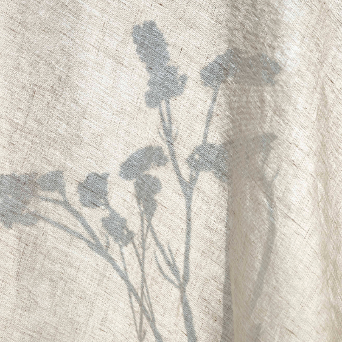 Queen Linen Fitted Sheet Moon Beam