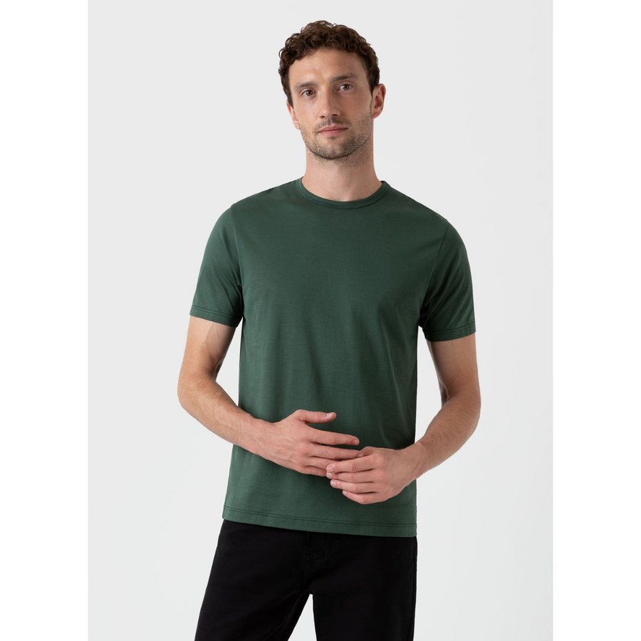 SS Crew Neck T-Shirt - Dark Green
