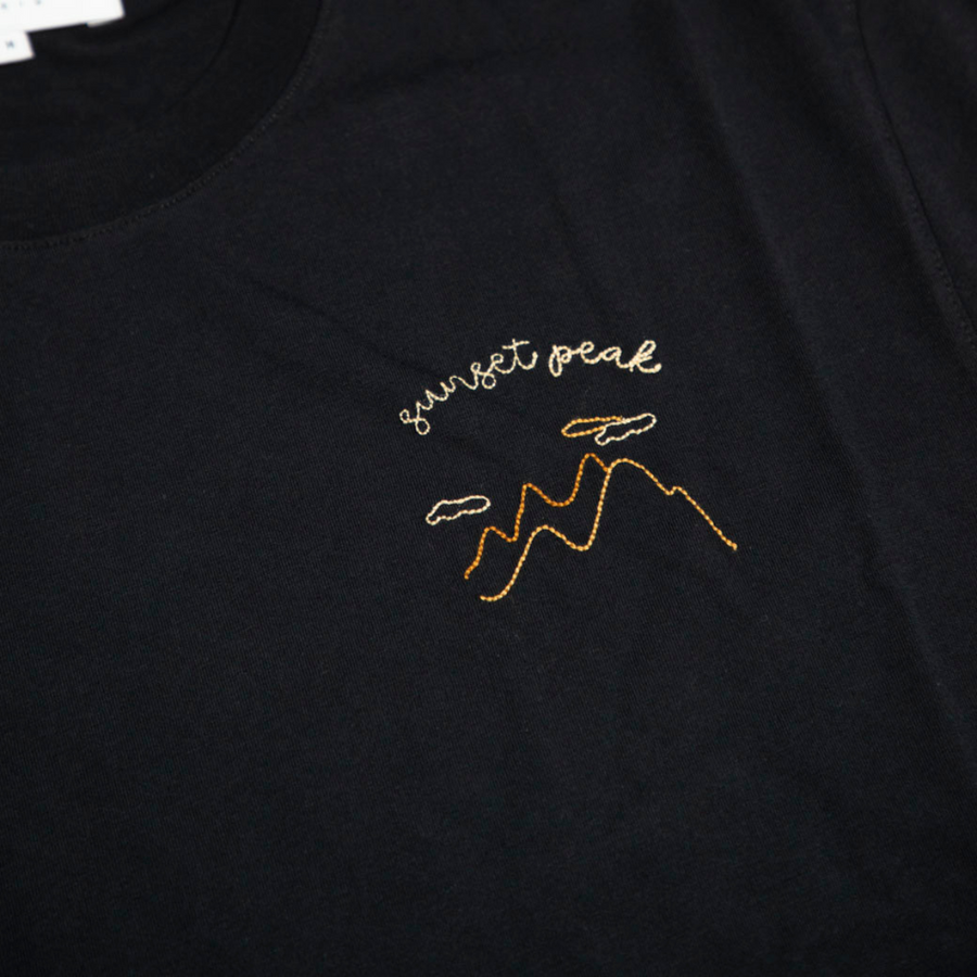 kapok exclusive collaboration Popincourt Sunset Peak/Gots T-shirt (men)