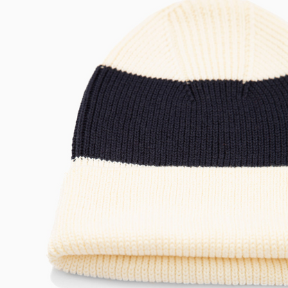 The English Difference Stripe Beanie Navy OS