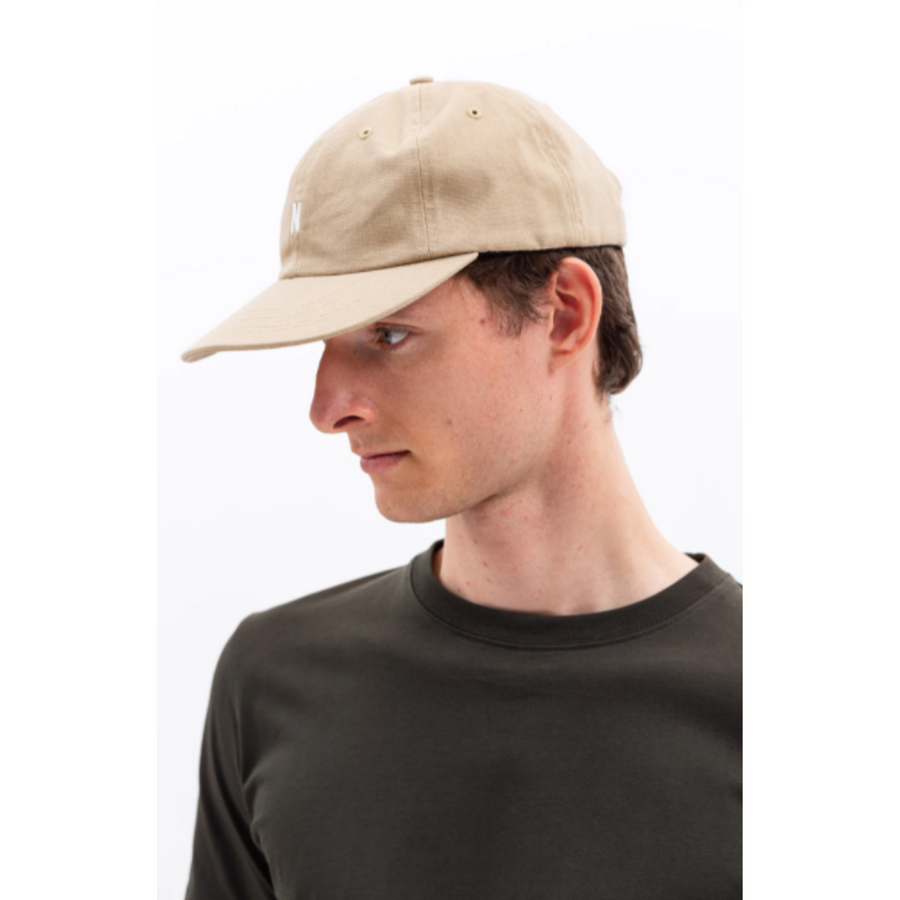 Twill Sports Cap Marble White