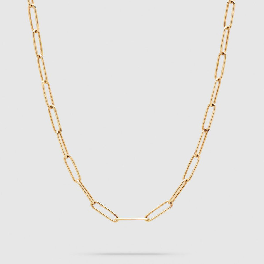 Box Chain Gold 925 Sterling Silver/9K Gold (16.5 inch)