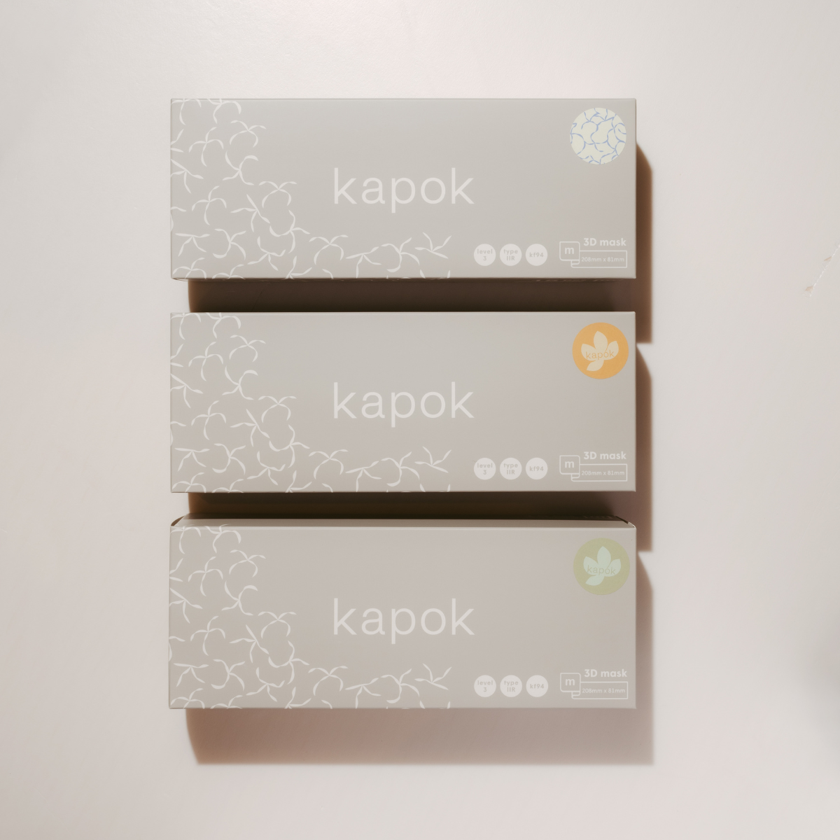 kapok 3D Mask - Apricot