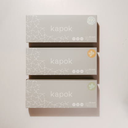 kapok 3D Mask - Apricot