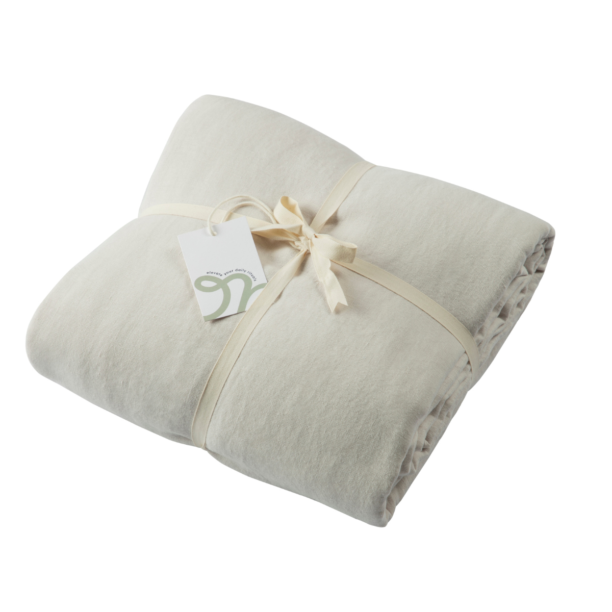 King Linen Duvet Cover Moon Beam