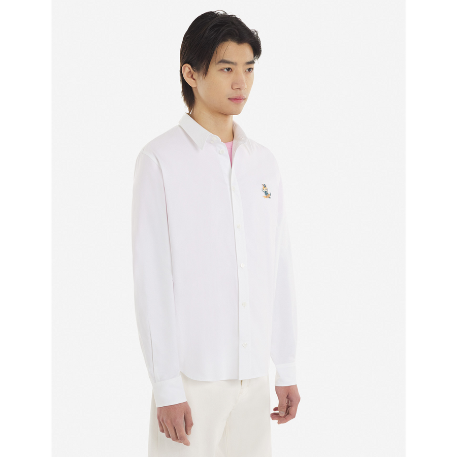 Dressed Fox Patch Relaxed Shirt White (men)