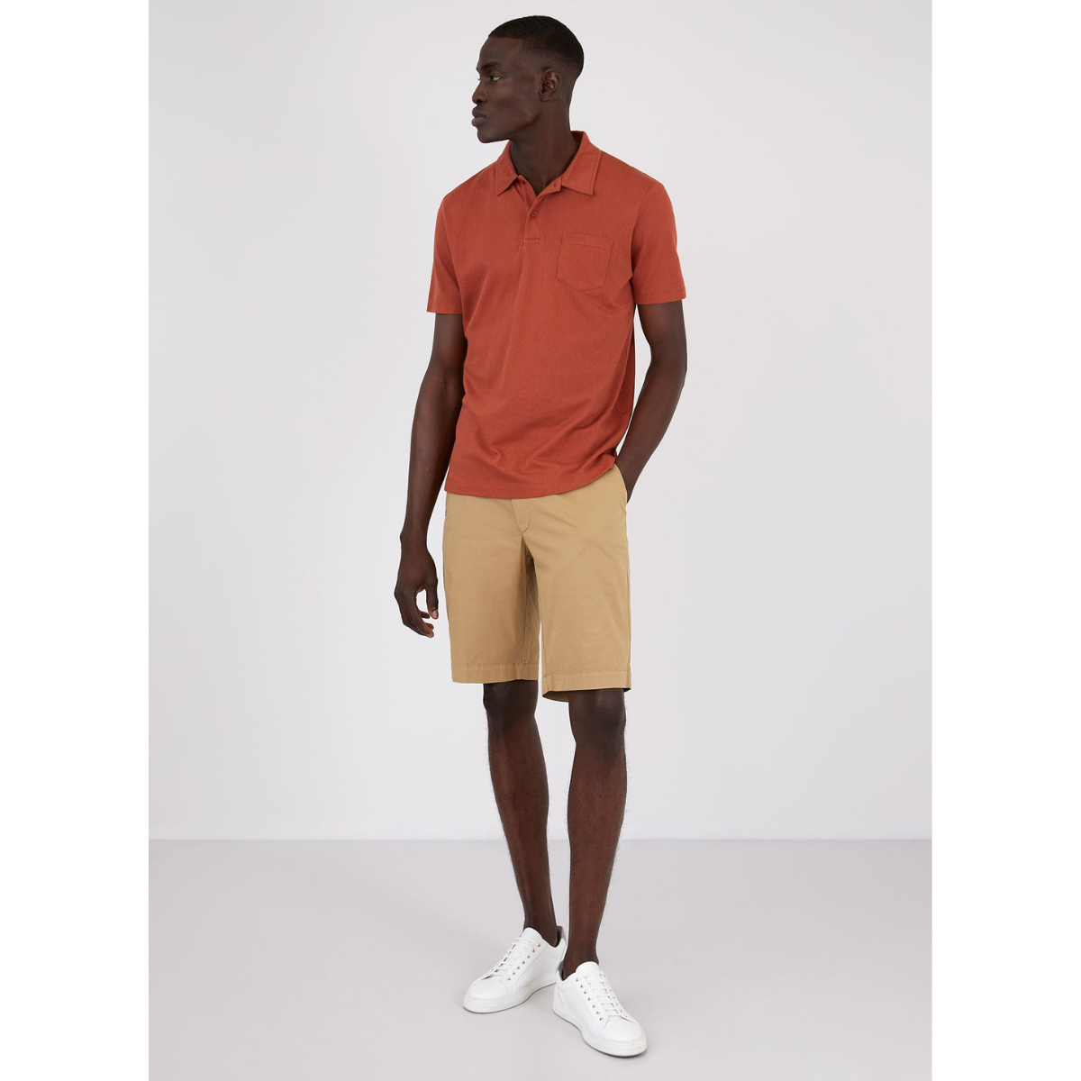 Riviera Polo Shirt Chestnut