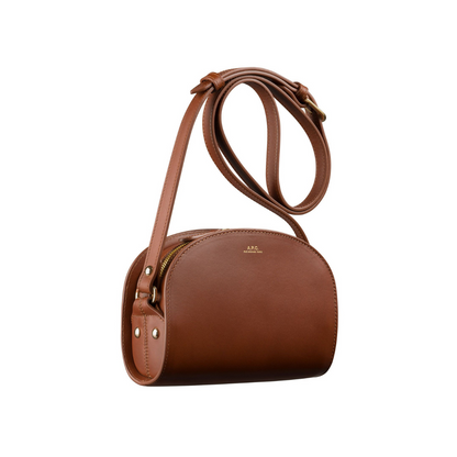 Sac Demi-Lune Mini Noisette