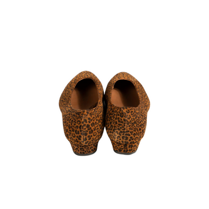 Abbie-Mini Leo Ballerine Petit Talon Cuoio