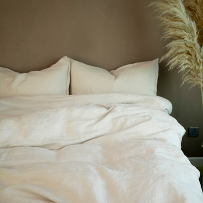 King Linen Duvet Cover Moon Beam