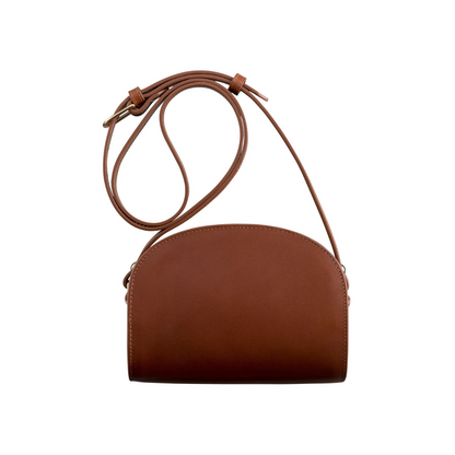 Sac Demi-Lune Mini Noisette