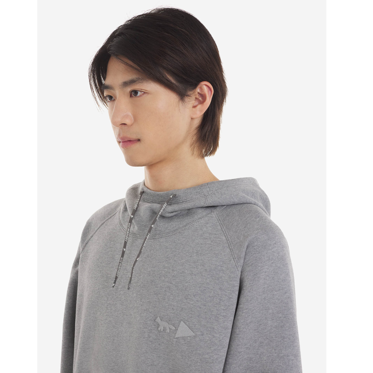 MK x And Wander Dry Cotton Hoodie Ash Grey