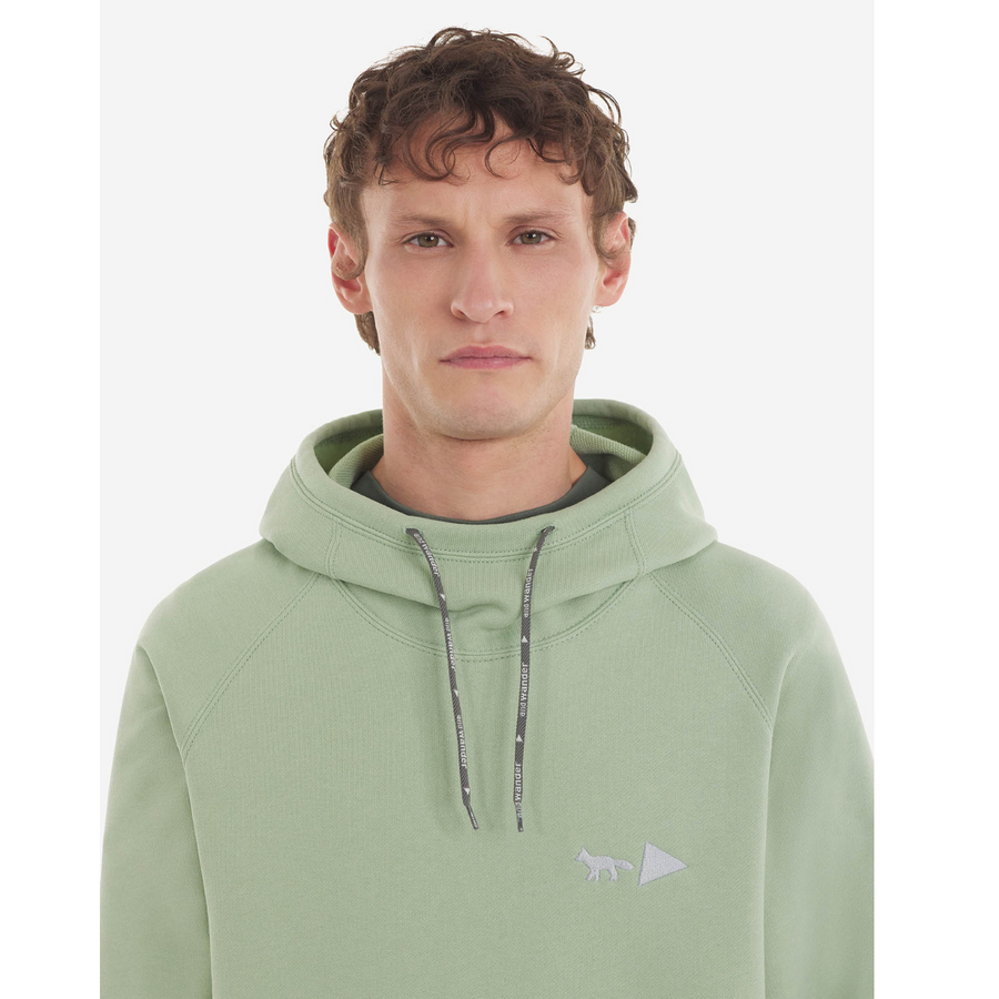 MK x And Wander Dry Cotton Hoodie Light Green