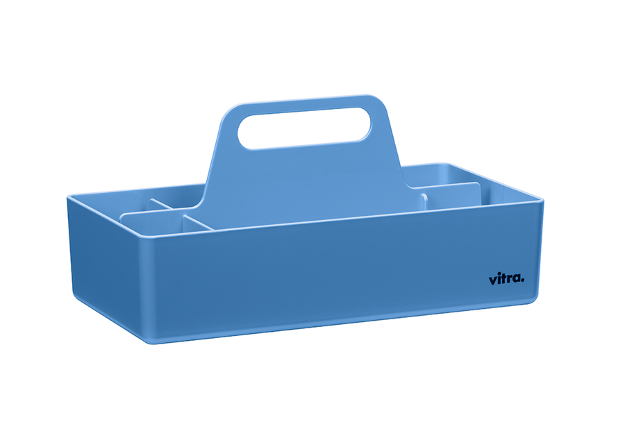 WorKit, Toolbox Cornflower Blue AL2705040 with Vitra logo