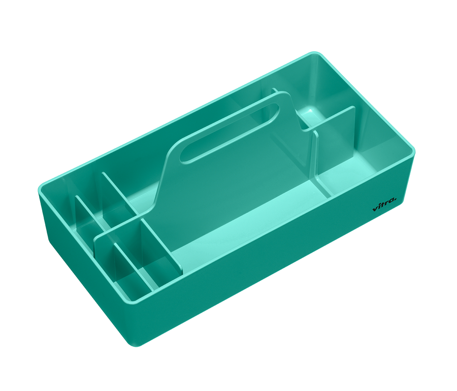 WorKit, Toolbox Clear Turquoise RAL1905045 with Vitra Logo