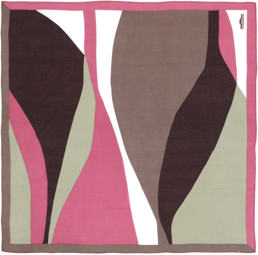Foulard N572 Pink 90 x 90 cm