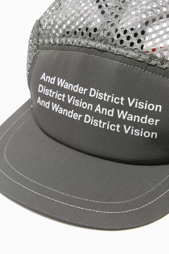 District Vision x And Wander Mesh Cap Charcoal