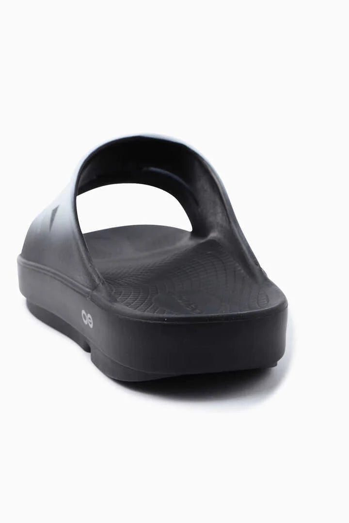 Oofos Ahh x And Wander Recovery Sandal Black