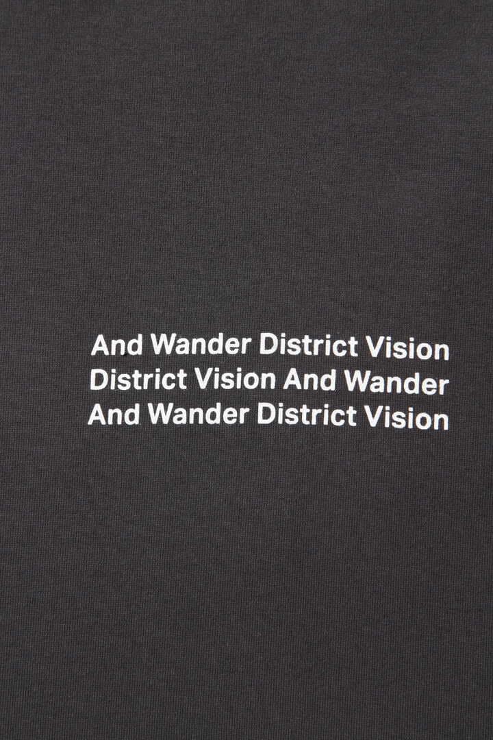 District Vision x And Wander Ss T Charcoal (unisex)