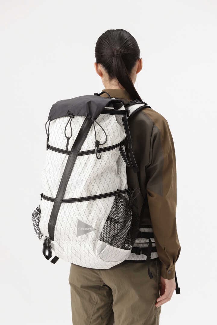 and wander X Pac 40L Backpack Off White 2