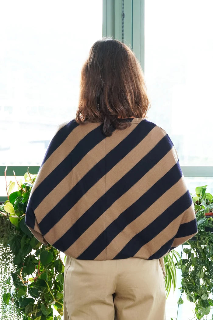 Claire Top Chalk Stripe